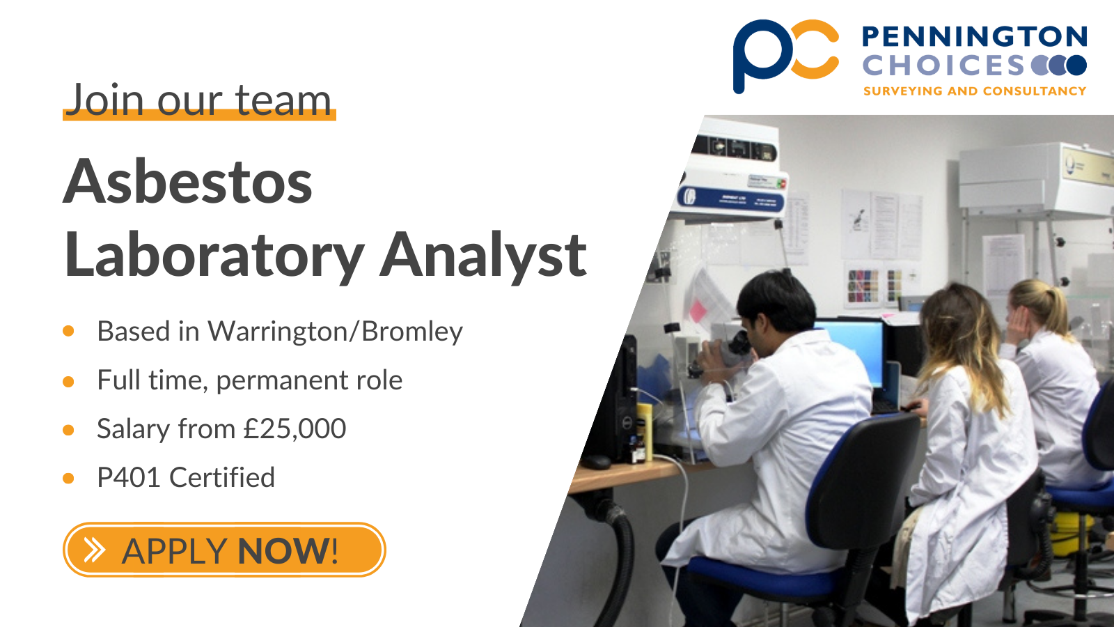 P401 Asbestos Laboratory Analysts Pennington Choices